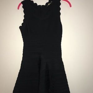 Lotus thread black dress